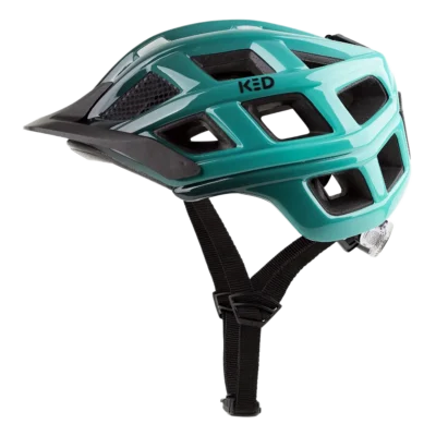 Fietshelm KED Crom M - MTB - Mintgroen - zwart - Zijkant Fietshelm KED Crom M - MTB - Mintgroen - zwart - Zijkant
