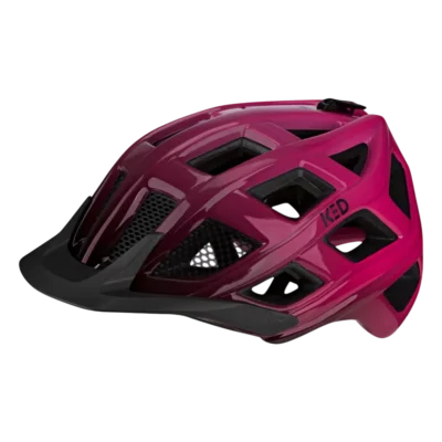 Fietshelm KED Crom M - MTB - Roze - zwart - 2 Fietshelm KED Crom - MTB - Licht Gewicht