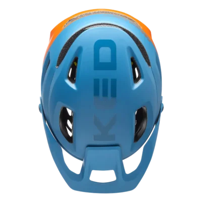 Fietshelm KED Pector ME-1 MIPS - E-Bike - Blauw - oranje - Bovenzijde