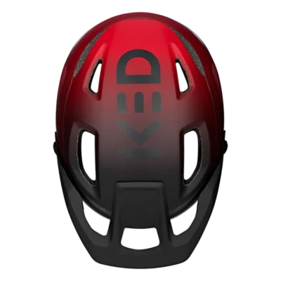 Fietshelm KED Pector ME-1 MIPS - E-Bike - Rood - zwart mat - Bovenzijde