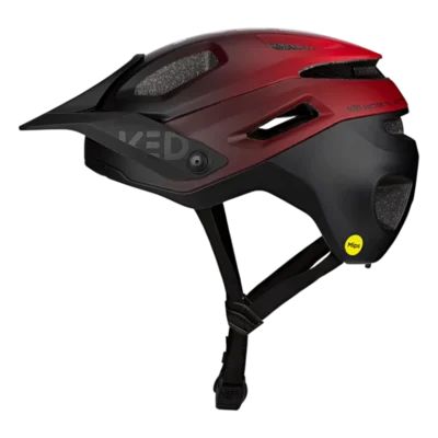 Fietshelm KED Pector ME-1 MIPS - E-Bike - Rood - zwart mat - Zijkant