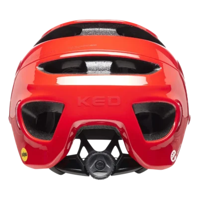 Fietshelm KED Pector ME-1 MIPS - E-Bike - Vurig rood - Achterzijde