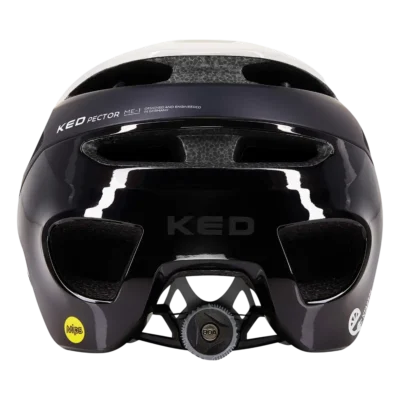 Fietshelm KED Pector ME-1 MIPS - E-Bike - Zwart - wit mat - Achterzijde