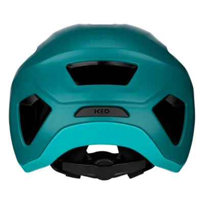 Fietshelm KED Embrace MU-1 - Blauwgroen mat - Achterzijde