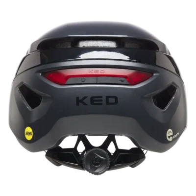 Fietshelm KED Mitro UE-1 Mips - E-Bike - Speed Pedelec - Matzwart - Achterzijde