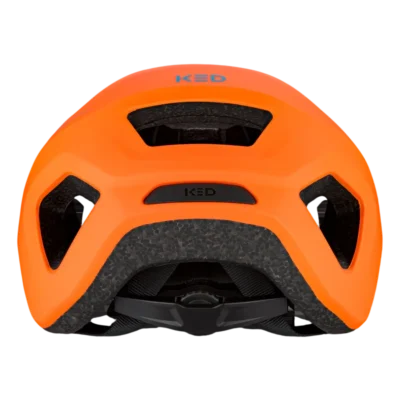 Kinderhelm KED Embrace Jr - MTB - Blauw - oranje - Achterzijde