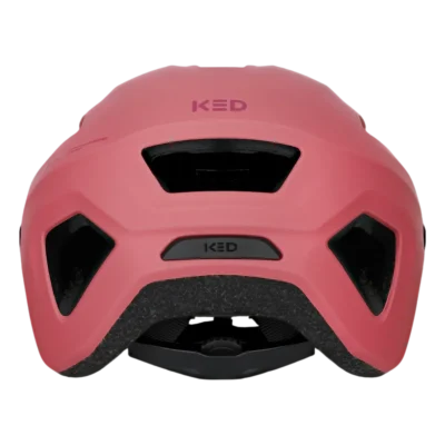 Kinderhelm KED Embrace Jr - MTB - Koraalroze mat - Achterzijde