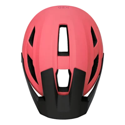 Kinderhelm KED Embrace Jr - MTB - Koraalroze mat - Bovenzijde