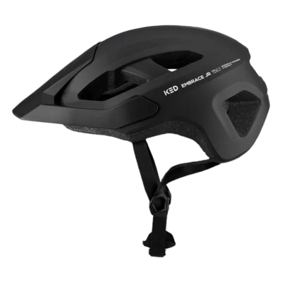 Kinderhelm KED Embrace Jr - MTB - Matzwart - Zijkant