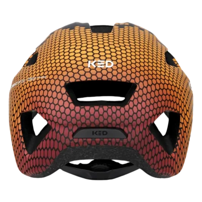 Kinderhelm KED Embrace Jr - MTB - Zwart - kastanjebruin - Achterzijde