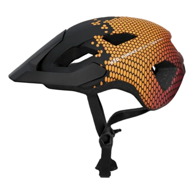 Kinderhelm KED Embrace Jr - MTB - Zwart - kastanjebruin - Zijkant
