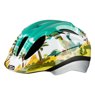 Kinderhelm KED Meggy II Trend - Dinos - Groen - 2