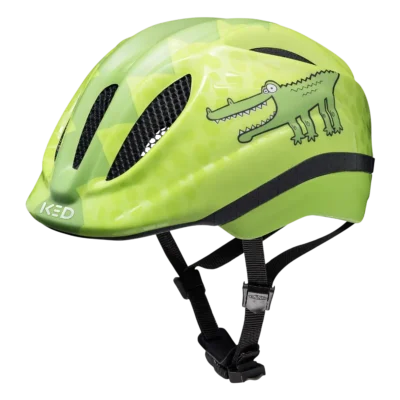 Kinderhelm KED Meggy II Trend - Groene krokodil