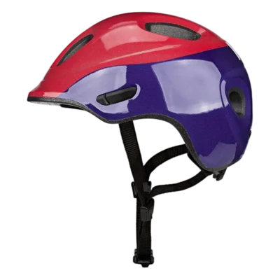 Kinderhelm KED Meggy Spark - Blauw - paars - Zijkant