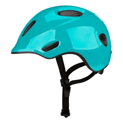 Kinderhelm KED Meggy Spark - Blauwgroen - Zijkant