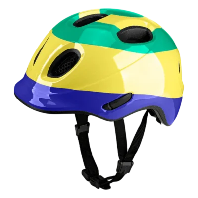 Kinderhelm KED Meggy Spark - Loopster - Geel - groen