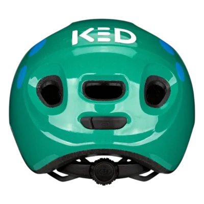 Kinderhelm KED Meggy Spark - Monster - Groen - Achterzijde