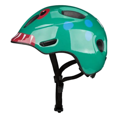 Kinderhelm KED Meggy Spark - Monster - Groen - Zijkant
