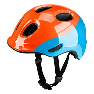 Kinderhelm KED Meggy Spark - Oranje - blauw