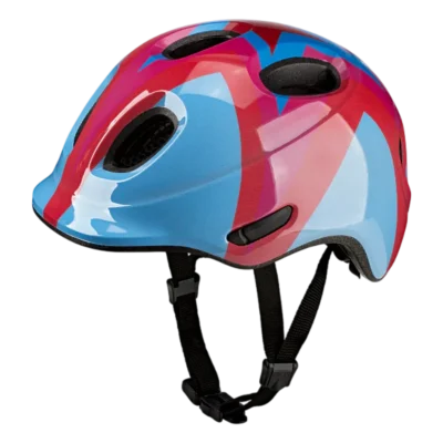 Kinderhelm KED Meggy Spark - Sterrenpatroon - Blauw - rood