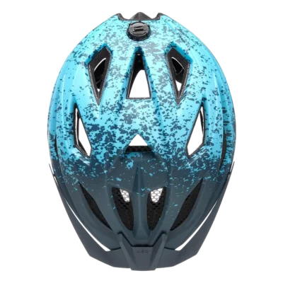 Kinderhelm KED Street Jr Pro - Donkerblauw - cyaan mat - Bovenzijde
