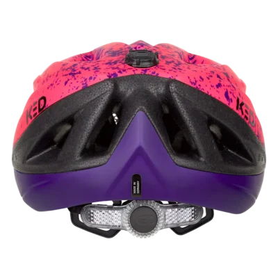Kinderhelm KED Street Jr Pro - Violet - roze mat - Achterzijde