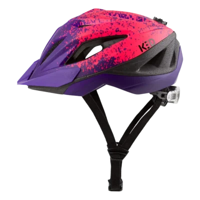 Kinderhelm KED Street Jr Pro - Violet - roze mat - Zijkant